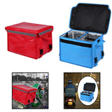 Maxbell Insulated Food Delivery Bag 30L Delivery Container for Food Transport Travel Red