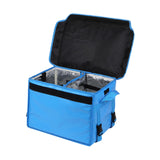 Maxbell Insulated Food Delivery Bag 30L Delivery Container for Food Transport Travel Blue