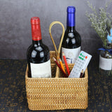 Maxbell Utensil Holder Basket Flatware Organizer for Dining Table Countertop Cooking Small Square