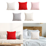 Maxbell Pillow Cover Supplies Throw Cushion Case for Anniversary Farmhouse Sofa White