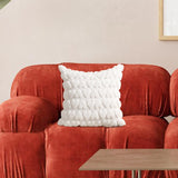 Maxbell Pillow Cover Supplies Throw Cushion Case for Anniversary Farmhouse Sofa White