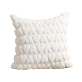 Maxbell Pillow Cover Supplies Throw Cushion Case for Anniversary Farmhouse Sofa White
