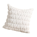 Maxbell Pillow Cover Supplies Throw Cushion Case for Anniversary Farmhouse Sofa White