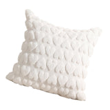 Maxbell Pillow Cover Supplies Throw Cushion Case for Anniversary Farmhouse Sofa White