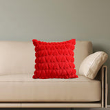 Maxbell Pillow Cover Supplies Throw Cushion Case for Anniversary Farmhouse Sofa Red