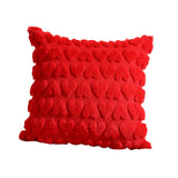 Maxbell Pillow Cover Supplies Throw Cushion Case for Anniversary Farmhouse Sofa Red