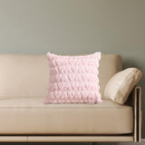 Maxbell Pillow Cover Supplies Throw Cushion Case for Anniversary Farmhouse Sofa Pink