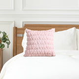 Maxbell Pillow Cover Supplies Throw Cushion Case for Anniversary Farmhouse Sofa Pink