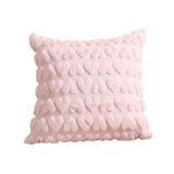 Maxbell Pillow Cover Supplies Throw Cushion Case for Anniversary Farmhouse Sofa Pink