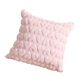 Maxbell Pillow Cover Supplies Throw Cushion Case for Anniversary Farmhouse Sofa Pink