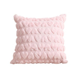 Maxbell Pillow Cover Supplies Throw Cushion Case for Anniversary Farmhouse Sofa Pink