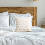 Maxbell Pillow Cover Supplies Throw Cushion Case for Anniversary Farmhouse Sofa Beige