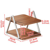 Maxbell Desktop Organizer Rack Heavy Duty Makeup Organizer for Bedroom Home Tabletop 30x27.5x21cm