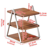 Maxbell Desktop Organizer Rack Heavy Duty Makeup Organizer for Bedroom Home Tabletop 30x27.5x36cm