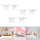 Maxbell Cupcake Display Stand Display Board Acrylic for Gathering Christmas Birthday 25x20cm