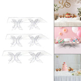 Maxbell Cupcake Display Stand Display Board Acrylic for Gathering Christmas Birthday 25x20cm