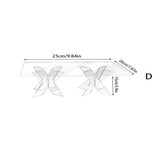 Maxbell Cupcake Display Stand Display Board Acrylic for Gathering Christmas Birthday 25x20cm
