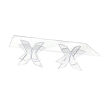 Maxbell Cupcake Display Stand Display Board Acrylic for Gathering Christmas Birthday 25x20cm