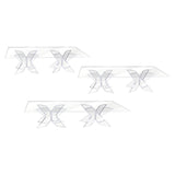 Maxbell Cupcake Display Stand Display Board Acrylic for Gathering Christmas Birthday 25x20cm