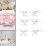 Maxbell Cupcake Display Stand Display Board Acrylic for Gathering Christmas Birthday 25x20cm