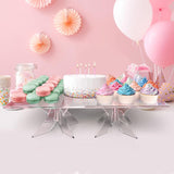 Maxbell Cupcake Display Stand Display Board Acrylic for Gathering Christmas Birthday 30x25cm