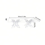 Maxbell Cupcake Display Stand Display Board Acrylic for Gathering Christmas Birthday 30x25cm