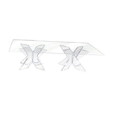 Maxbell Cupcake Display Stand Display Board Acrylic for Gathering Christmas Birthday 40x25cm
