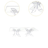 Maxbell Cupcake Display Stand Display Board Acrylic for Gathering Christmas Birthday 40x25cm