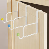 Maxbell 3x over Door Hooks Fit 4.6cm Door Shower Door Hooks for Coat Closet Umbrella