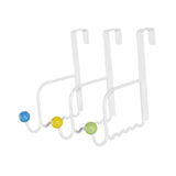 Maxbell 3x over Door Hooks Fit 4.6cm Door Shower Door Hooks for Coat Closet Umbrella