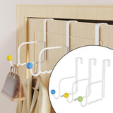Maxbell 3x over Door Hooks Fit 4.6cm Door Shower Door Hooks for Coat Closet Umbrella