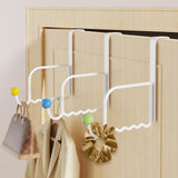 Maxbell 3x over Door Hooks Fit 4.6cm Door Shower Door Hooks for Coat Closet Umbrella