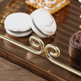 Maxbell Food Serving Tray Dresser Elegant Portable Decorative Tray with Metal Frame