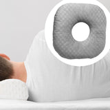 Maxbell Ear Piercing Pillow for Side Sleepers Soft Zipper for Couch Bedroom Relaxing