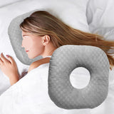 Maxbell Ear Piercing Pillow for Side Sleepers Soft Zipper for Couch Bedroom Relaxing