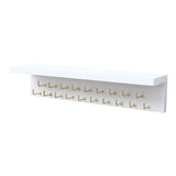Maxbell Wall Hooks with Shelf Wall Mounted Coat Rack with Shelf for Entryway Kitchen