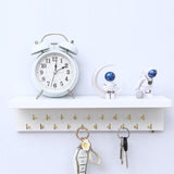 Maxbell Wall Hooks with Shelf Wall Mounted Coat Rack with Shelf for Entryway Kitchen