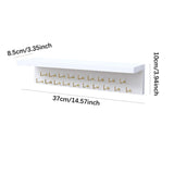 Maxbell Wall Hooks with Shelf Wall Mounted Coat Rack with Shelf for Entryway Kitchen