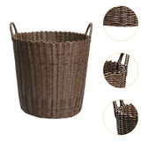 Maxbell Handwoven Laundry Basket Portable Laundry Hamper for Bedroom Bathroom Linens