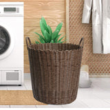 Maxbell Handwoven Laundry Basket Portable Laundry Hamper for Bedroom Bathroom Linens