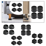 Maxbell 4Pcs Bed Risers Anti Scratch Heavy Duty Couch Raisers for Couch Sofa Cabinet 1 inch Square