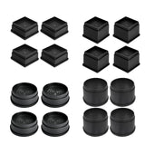 Maxbell 4Pcs Bed Risers Anti Scratch Heavy Duty Couch Raisers for Couch Sofa Cabinet 1 inch Square