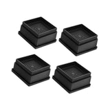 Maxbell 4Pcs Bed Risers Anti Scratch Heavy Duty Couch Raisers for Couch Sofa Cabinet 1 inch Square