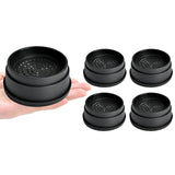 Maxbell 4Pcs Bed Risers Anti Scratch Heavy Duty Couch Raisers for Couch Sofa Cabinet 1 inch Round