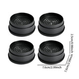 Maxbell 4Pcs Bed Risers Anti Scratch Heavy Duty Couch Raisers for Couch Sofa Cabinet 1 inch Round