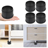 Maxbell 4Pcs Bed Risers Anti Scratch Heavy Duty Couch Raisers for Couch Sofa Cabinet 2 inch Round