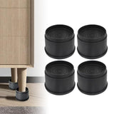 Maxbell 4Pcs Bed Risers Anti Scratch Heavy Duty Couch Raisers for Couch Sofa Cabinet 2 inch Round