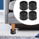 Maxbell 4Pcs Bed Risers Anti Scratch Heavy Duty Couch Raisers for Couch Sofa Cabinet 2 inch Round