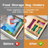 Maxbell Bag Storage Organizer Portable Wrap Dispenser for Hotel Storage Room Kitchen