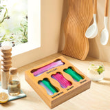 Maxbell Bag Storage Organizer Portable Wrap Dispenser for Hotel Storage Room Kitchen